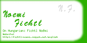 noemi fichtl business card